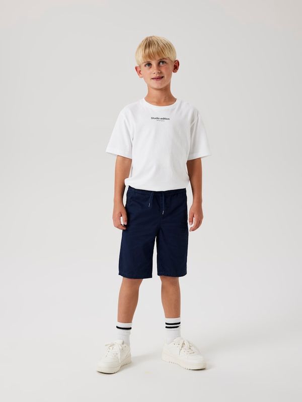 Name It Ryan jogger twill shorts navy blazer