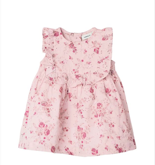 Hovedbilde Name It Fembroder kjole nb cradle pink