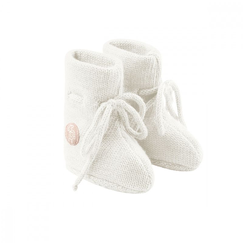 Lillelam Babytøfler ull classic hvit