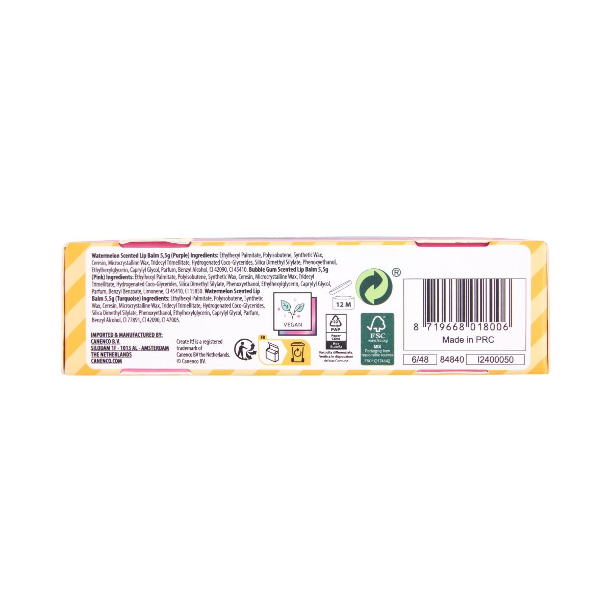 PK Create It 3pk Lipbalm sippercup