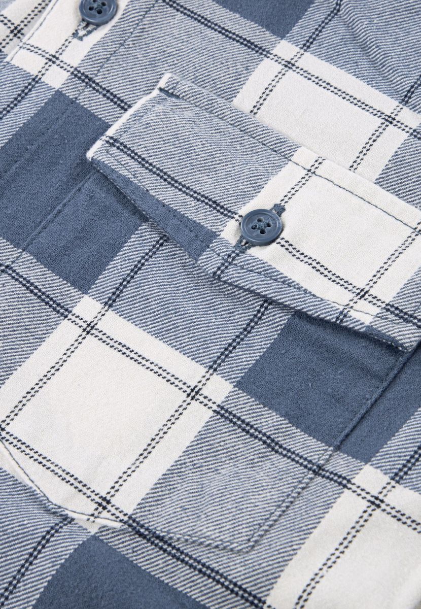 Abercrombie Flanell hetteskjorte vintage indigo