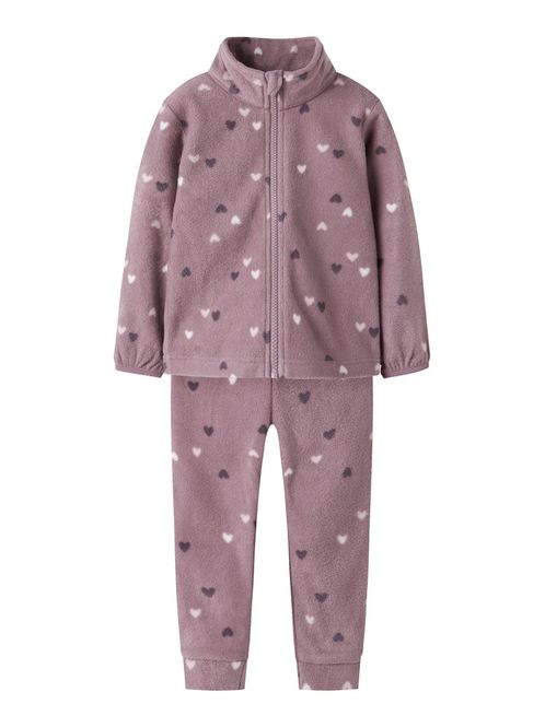 Hovedbilde Name It Spektra fleece-sett toadstool heart