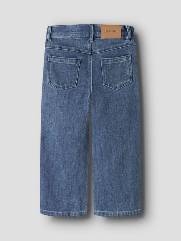 Lil` Atelier Obello wide jeans dark blue denim