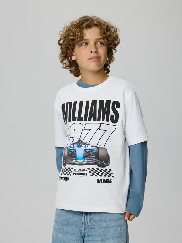Name It Atlas Formel 1 t-shirt bright white