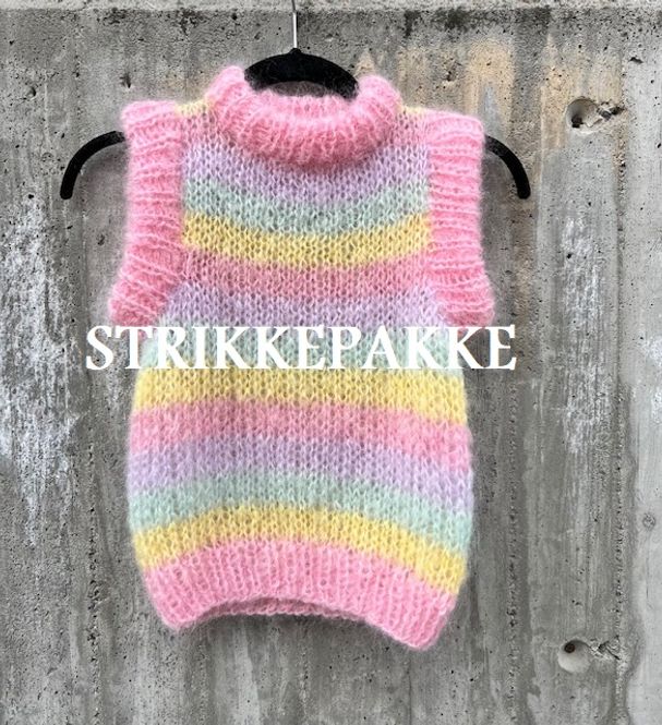Hovedbilde Strikkepakke MTH Tutti Frutti pink 10-14 år