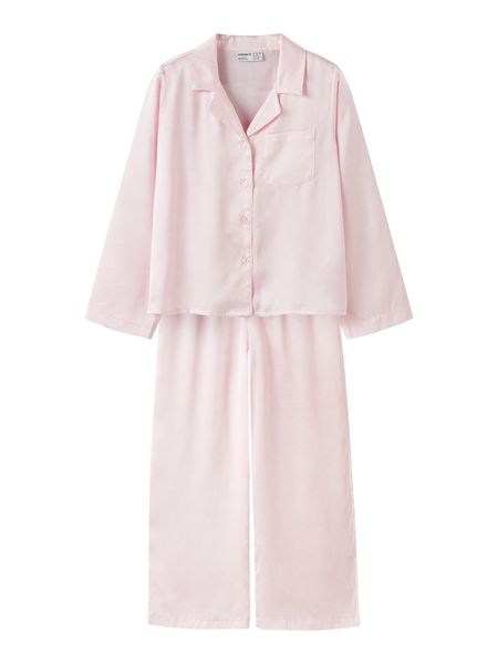 Hovedbilde Name It Ruth satengpysjamas mauve morn