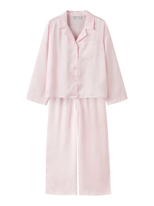 Hovedbilde Name It Ruth satengpysjamas mauve morn