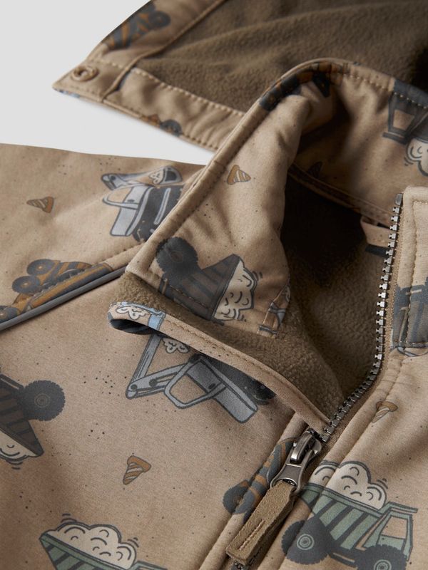 Name It Alfa softshell dress silver mink maskin