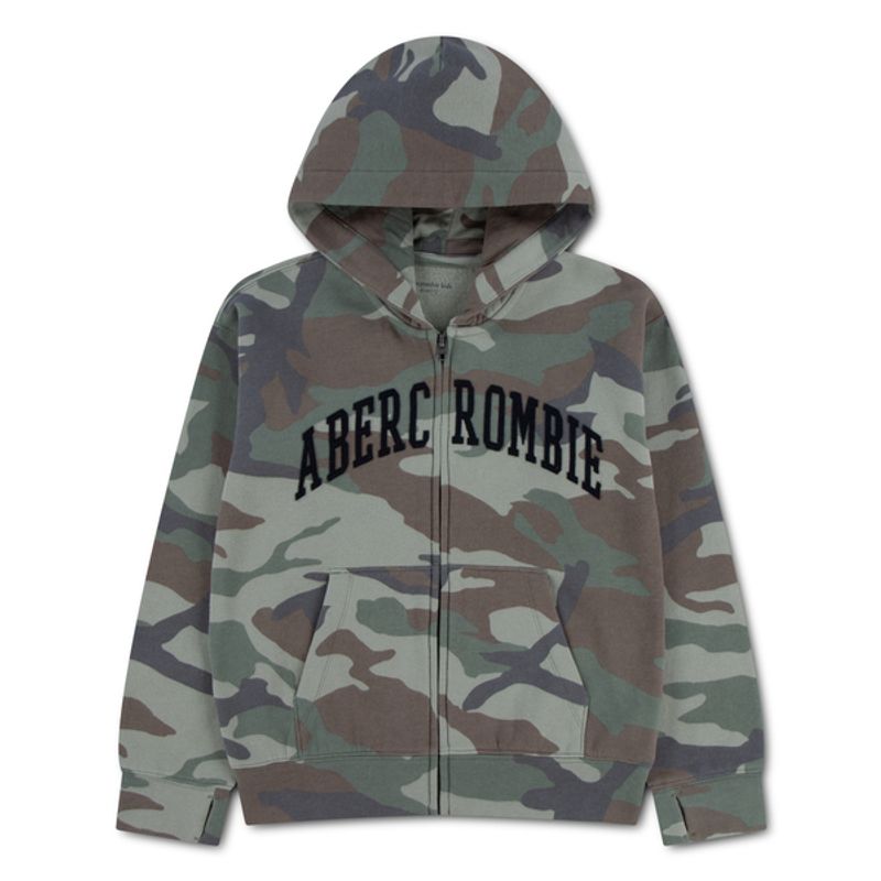 Abercrombie Logo Hettejakke traditional camo