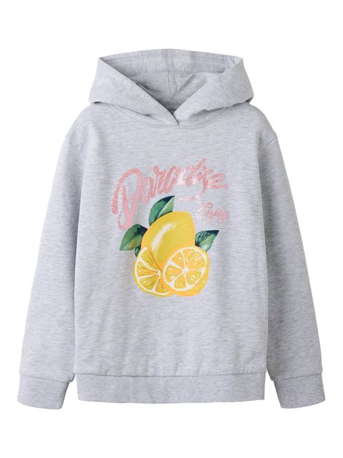 Hovedbilde Name it Filara hettegenser light grey melange