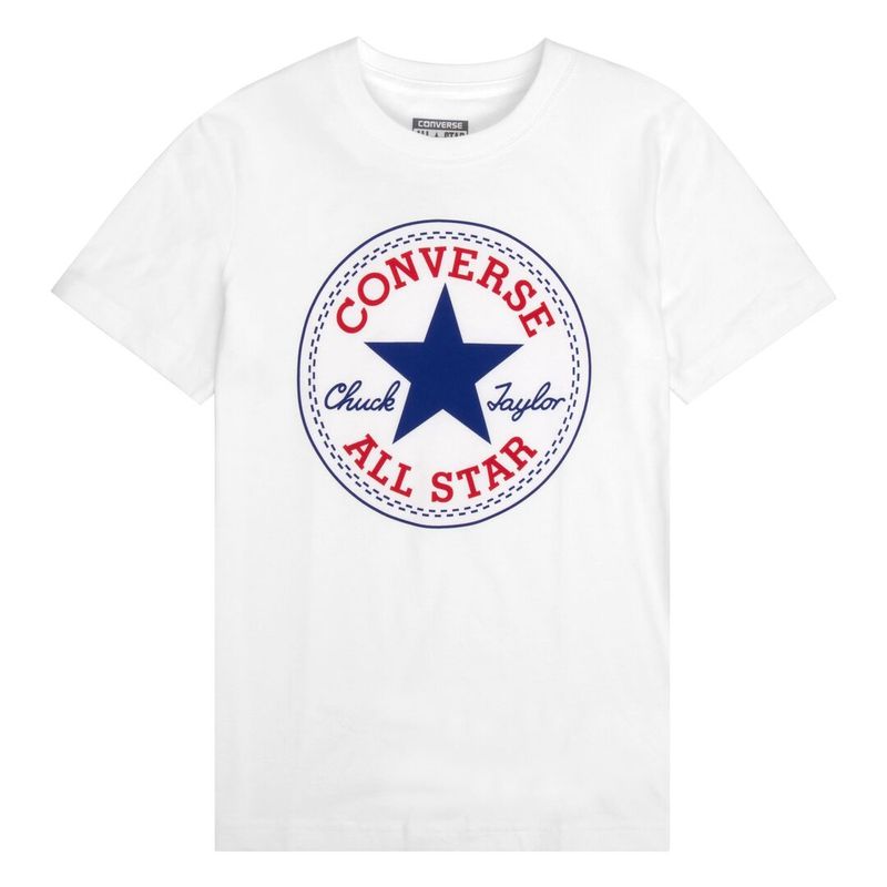 Converse T-shirt patch logo white