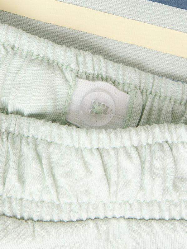 Name It Hectors traktor shortssett pale aqua