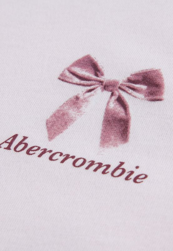 Abercrombie In my bag T-shirt pink marshmallow
