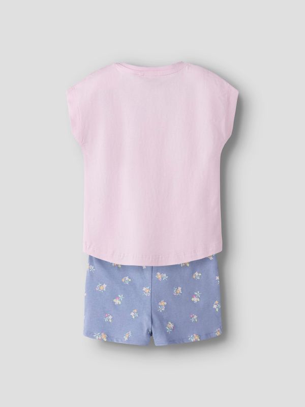 Name It Vigea shortssett flower cat pirouette