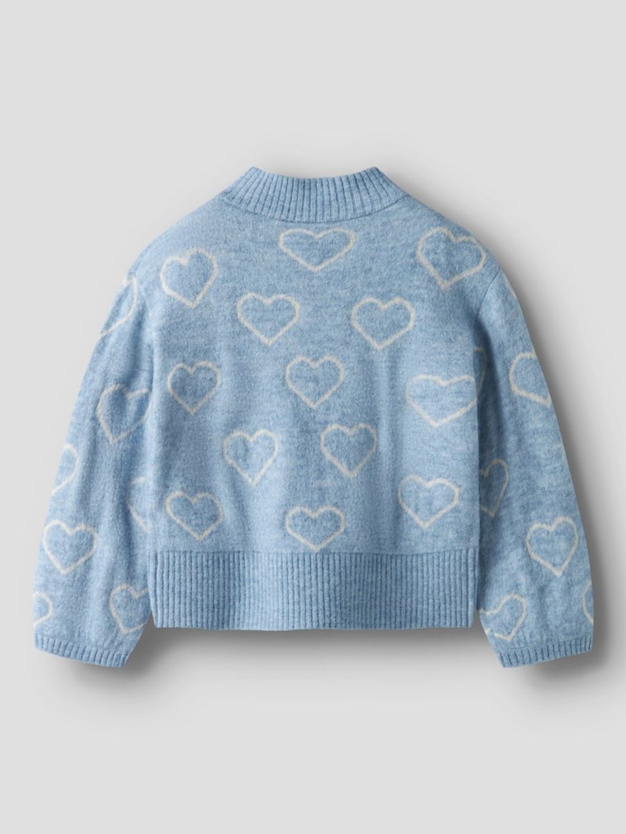 Name It Leify strikket genser dusty blue