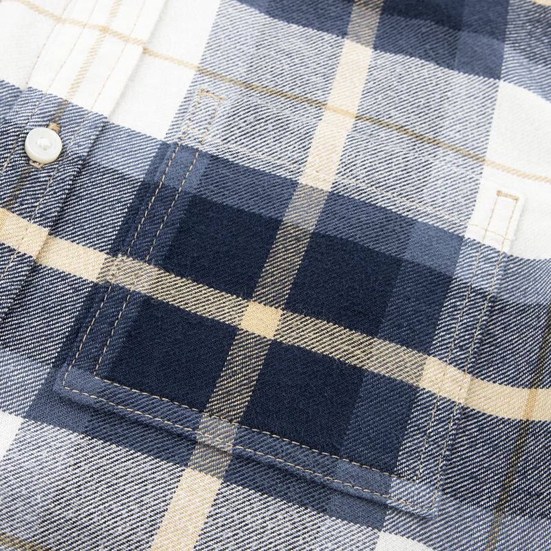 Abercrombie Flanell skjorte navy blazer