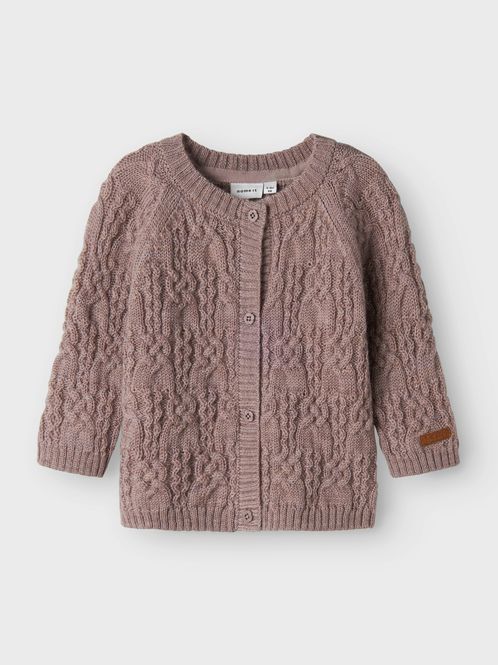 Hovedbilde Name It Wrilla ull kardigan purple dove