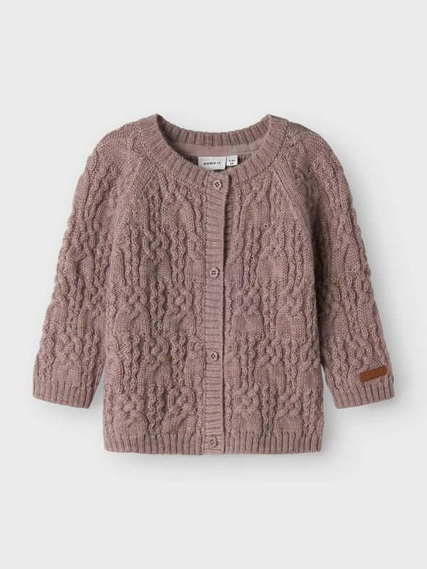 Name It Wrilla ull kardigan purple dove