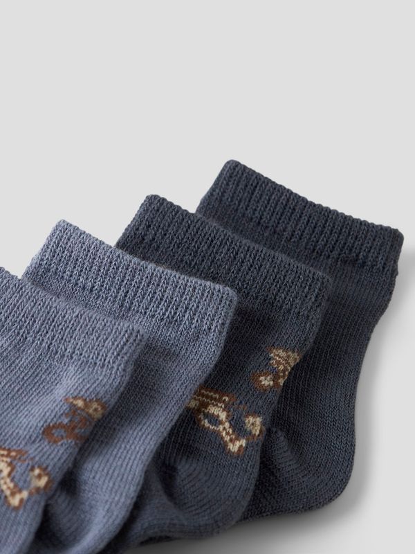 Name It Wak ull sokk 4pk folkstone gray