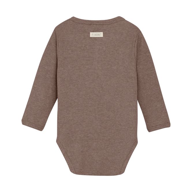 Hovedbilde Fixoni Omslagsbody rib deep taupe