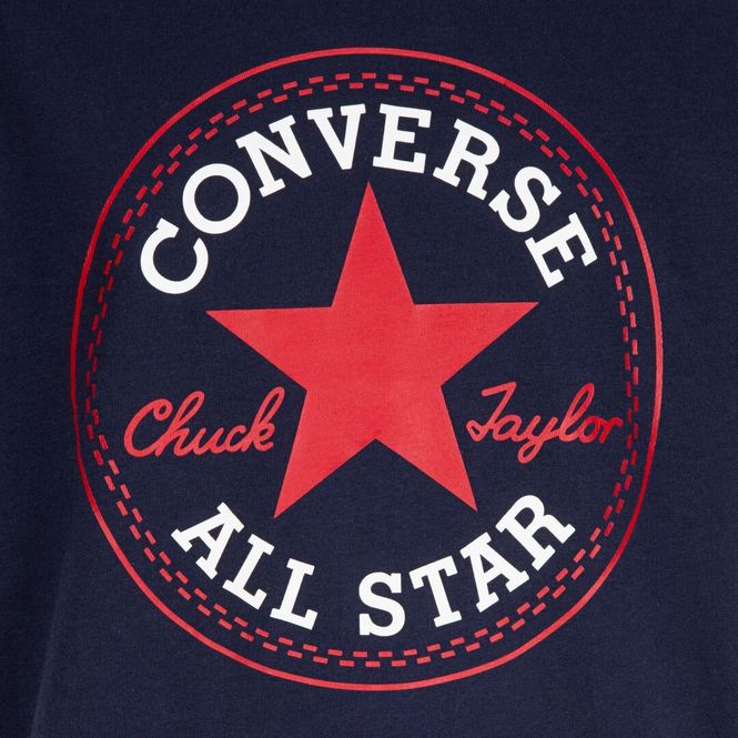 Hovedbilde Converse T-shirt patch logo blue