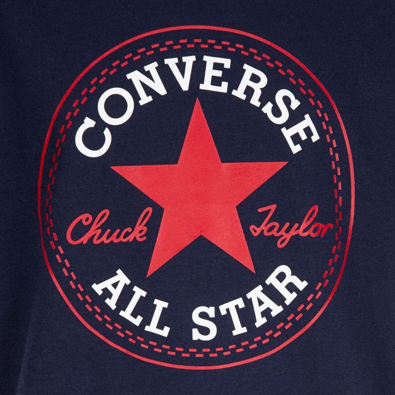 Converse T-shirt patch logo blue