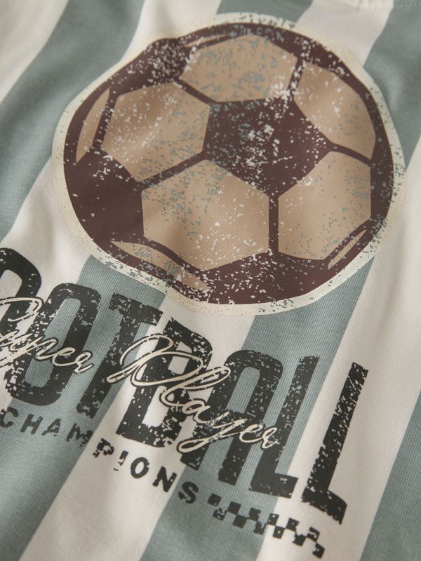 Name It Lane fotball genser antique white