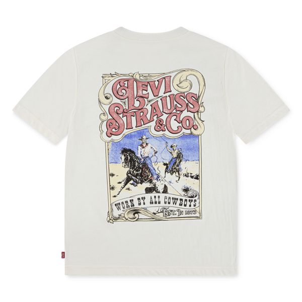 Hovedbilde Levi`s T-shirt cowboy backprint egret