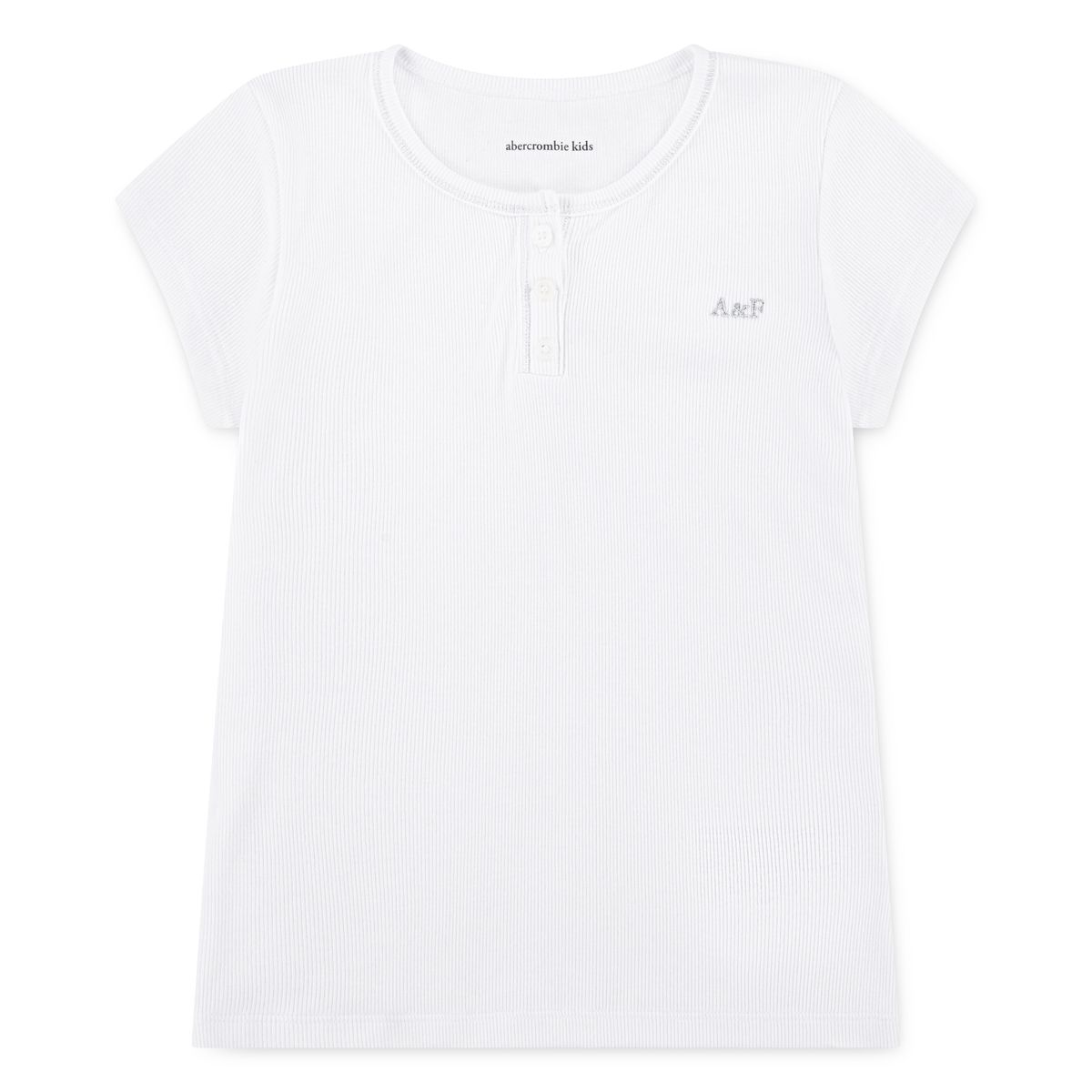 Abercrombie T-shirt rib bright white