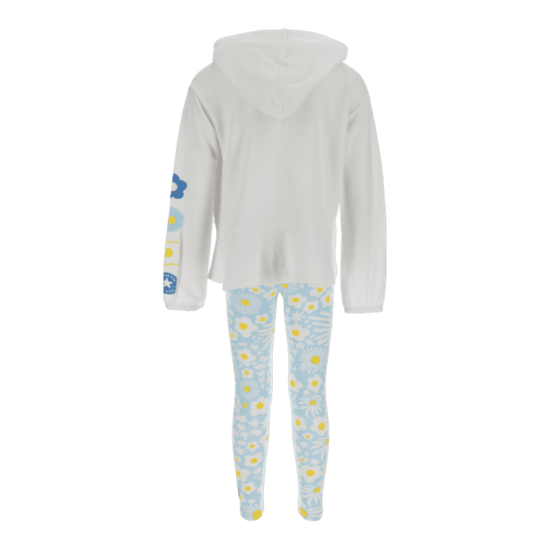Converse Flower legging sett true sky