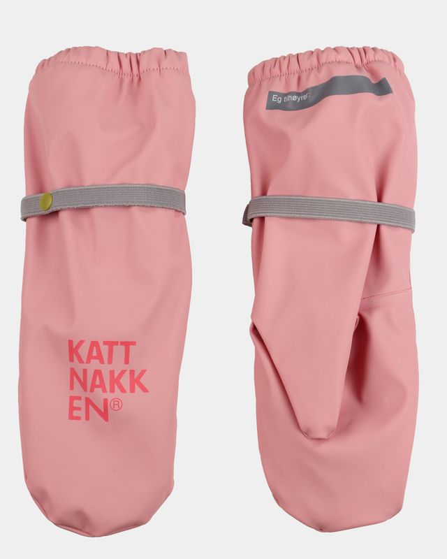 Kattnakken Regnvotter rosa krystall