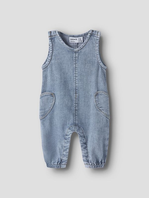 Name It Emmaline loose denim suit denim blue 