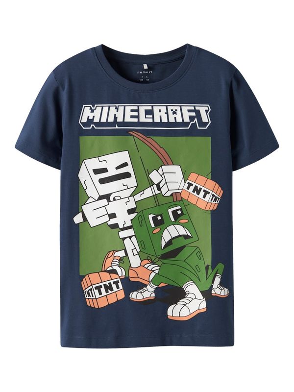 Name It Minecraft Saba t-shirt insignia blue