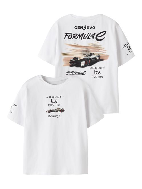 Hovedbilde Name It Alp Formel 1 t-shirt bright white