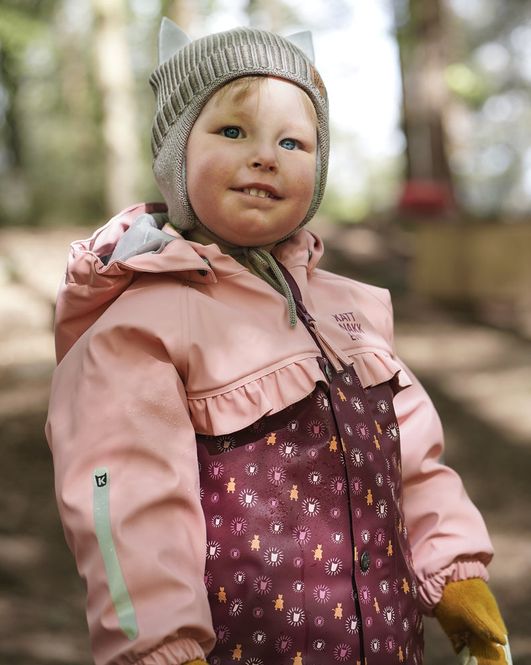 Hovedbilde Kattnakken Vinterregndress baby Pytt rosa ...