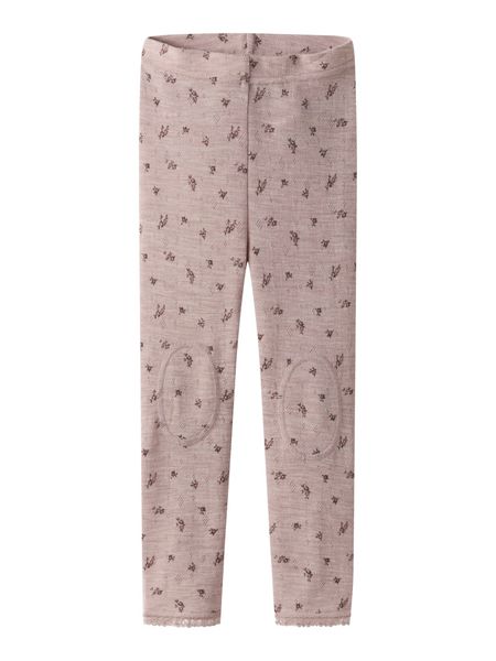 Hovedbilde Name It Wang ull legging shadow gray blomster